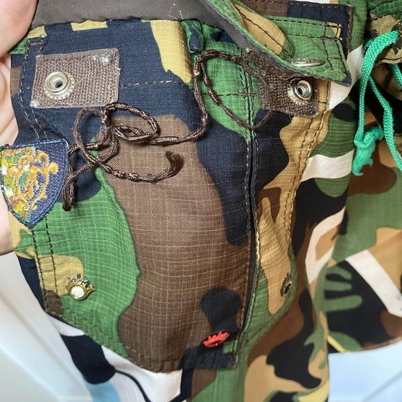 Vintage Quicksilver army & navy camo swim shorts - Picture 13 of 15